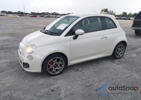 2015 Fiat 500 Sport из США, поврежденный, VIN 3C3CFFBR0FT741467